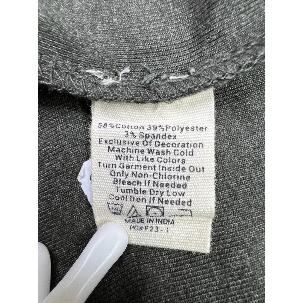 The Normal Brand Sweatshirt Mens 3XL Gray Puremeso Henley Mock‎ Neck Pullover